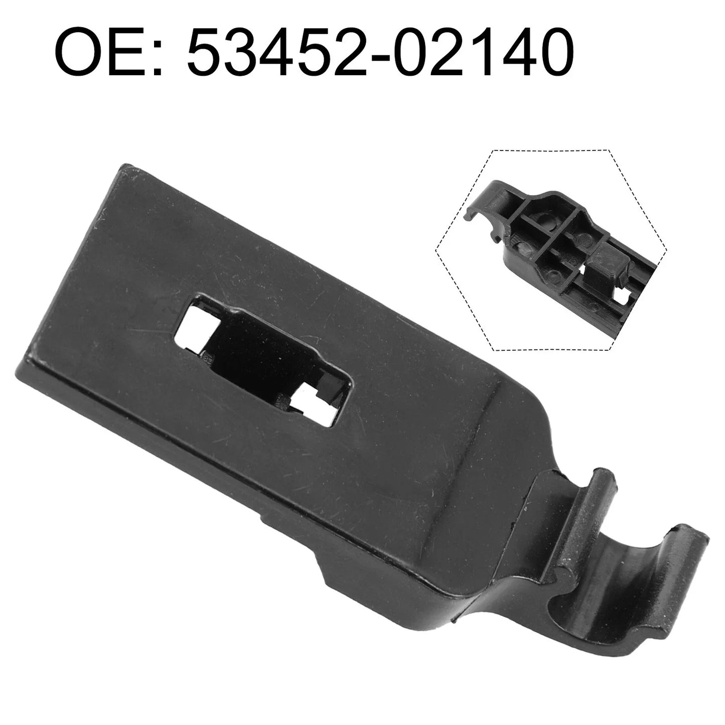 Rod Clamp Clip Black for Car