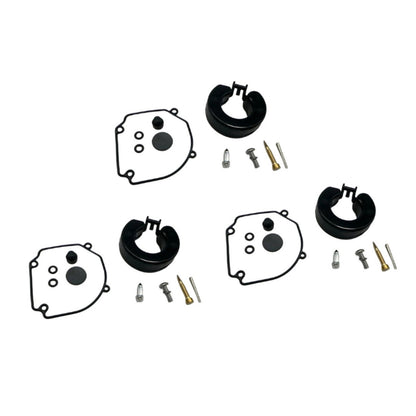Set of 3 Carburetor Repair Gasket Kits for Tohatsu 25-30HP
