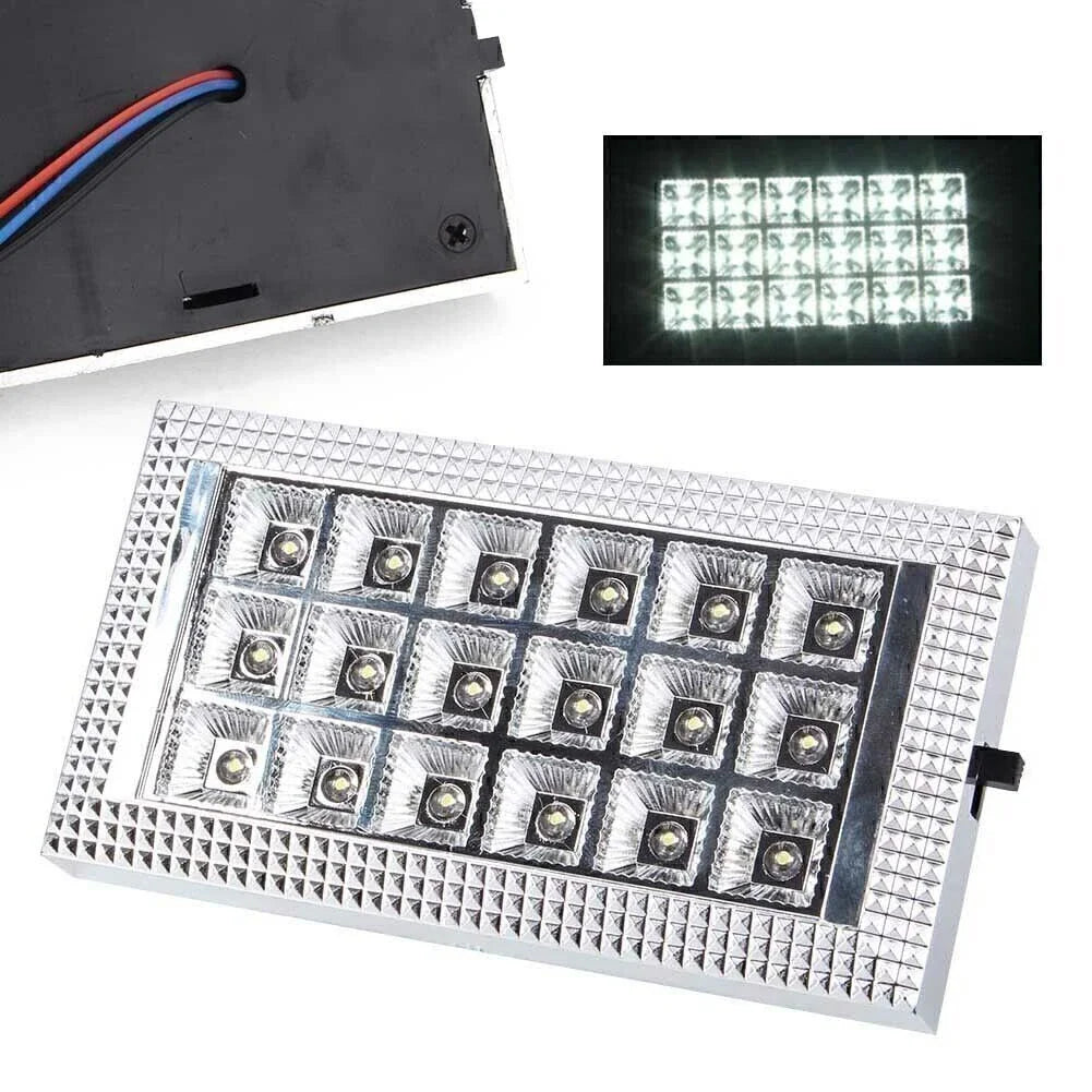 12V 18 LED White Roof Ceiling Reading Lights for Vehicle Car Interior