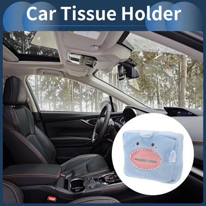 Tissue Holder for Car (Light Blue)