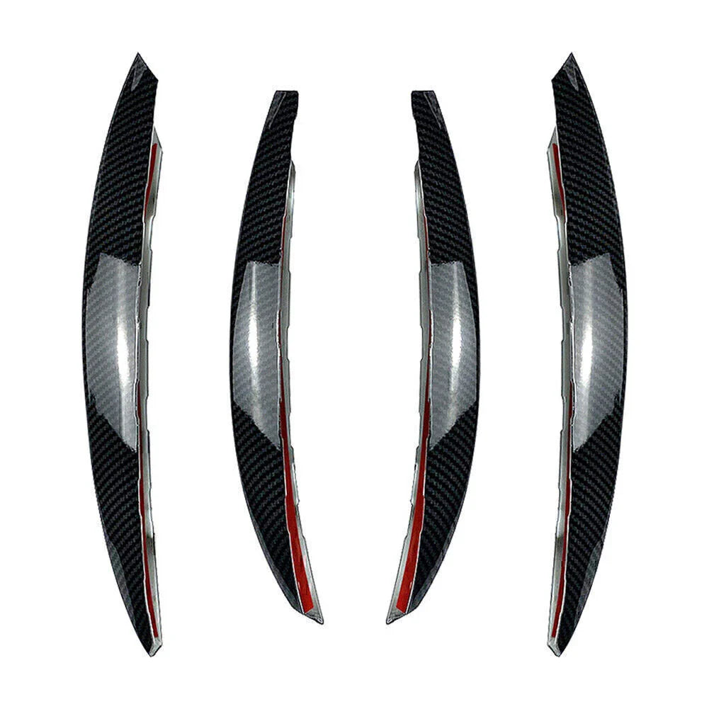 Front Bumper Splitter Fins Spoiler Canards for Mercedes Benz C-Class (2022-2023)