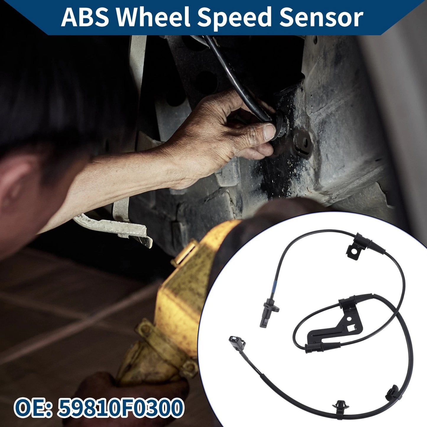 ABS Wheel Speed Sensor No. 59810F0300 for Hyundai Elantra (2017–2020)