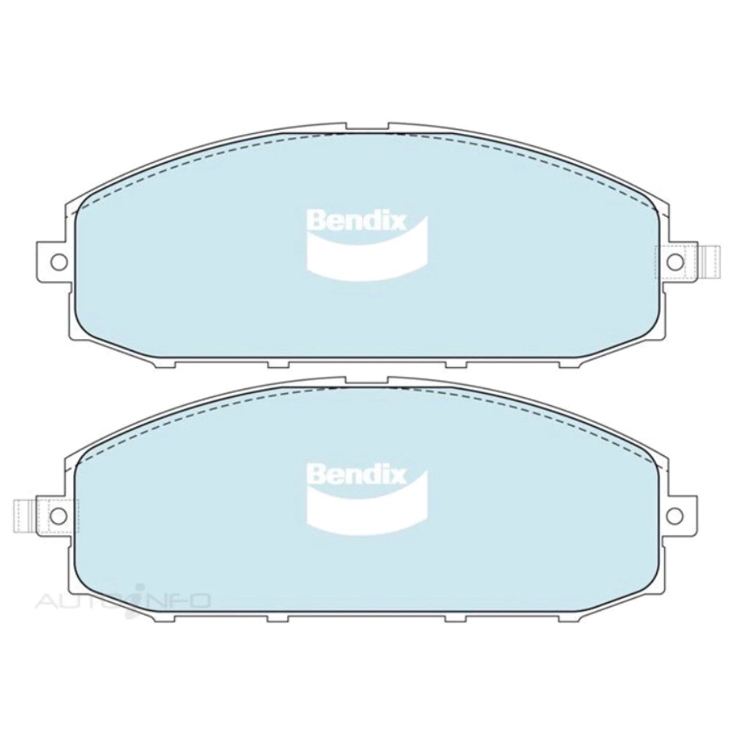 Front Disc Brake Pads for Nissan Patrol GU (1997–2016)