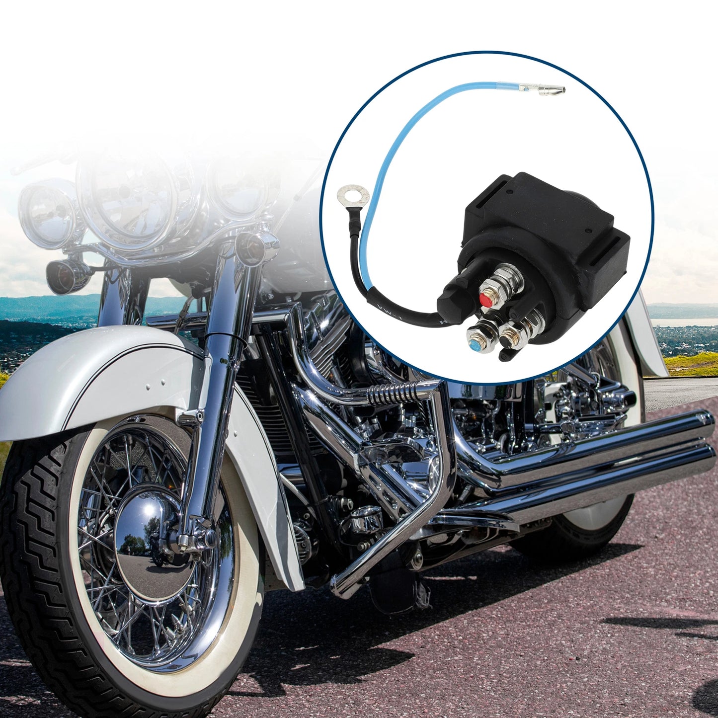 1 Pc Auto Relay with Harness Socket for Suzuki 35-150hp