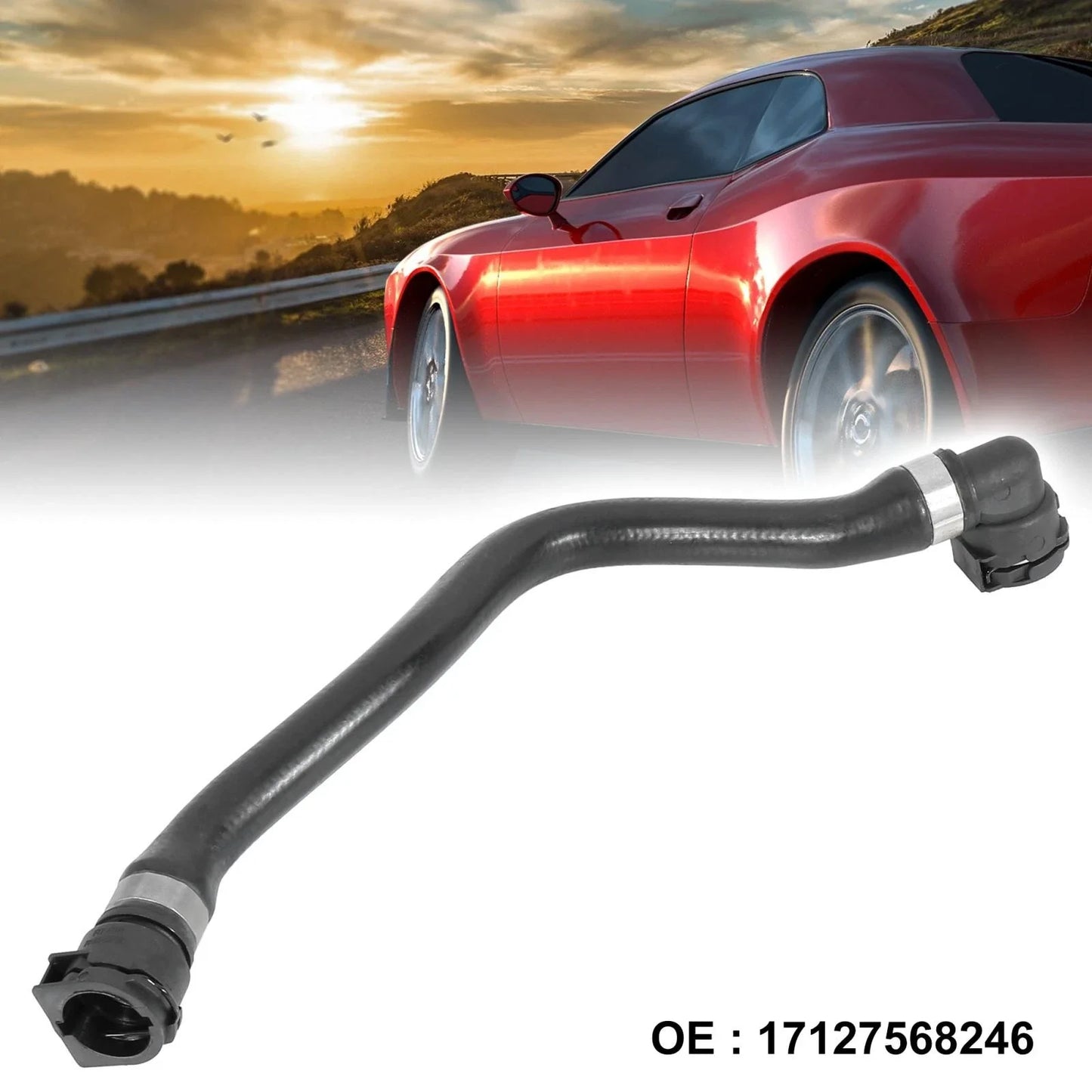 3x Engine Radiator Coolant Hose Pipe for BMW