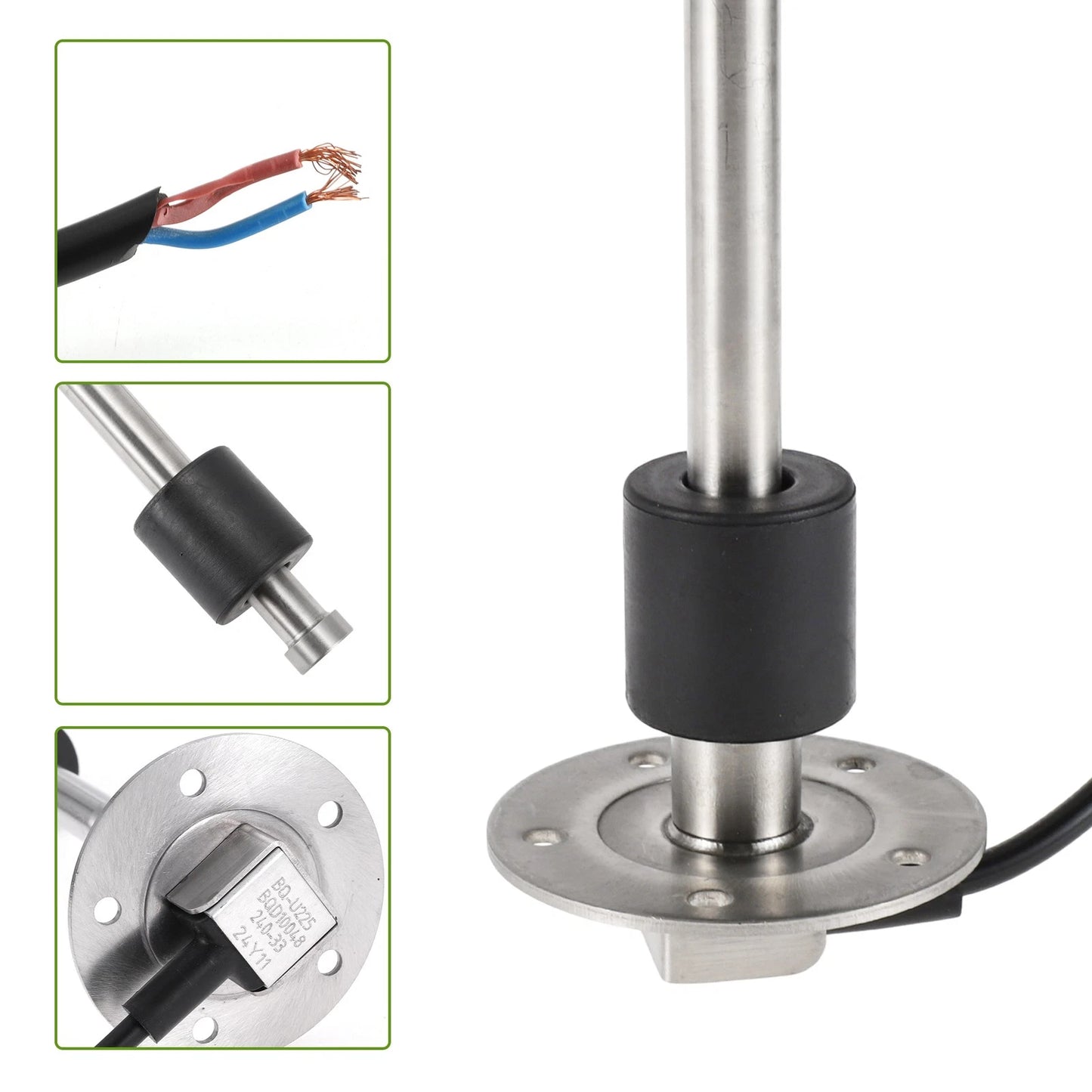 Fuel Sending Unit and Gauge Kit 240-33 Ohm for Boat Car Vehicle