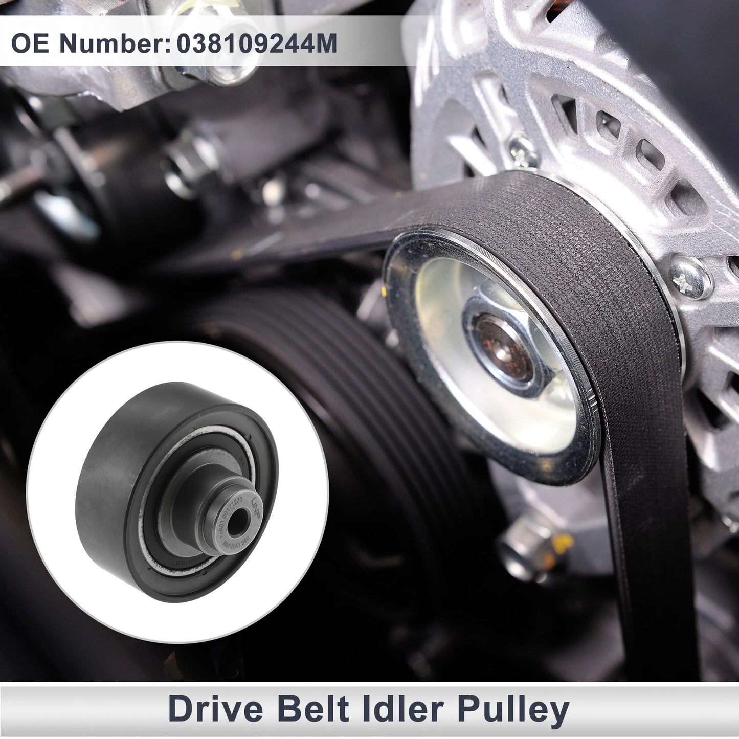 Idler Pulley for VW Golf (1999–2004) No. 038109244M