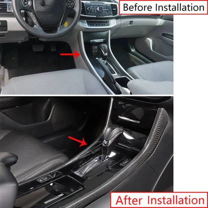 2 x Console Gear Shift Side Strip Trim Cover for Honda Accord (2013–2017)