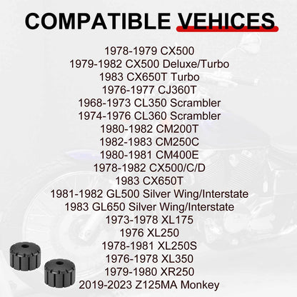 Front Fuel Tank Rubber for Honda Shadow VT500 VT600 VT750 VT1300 (1983–2012)