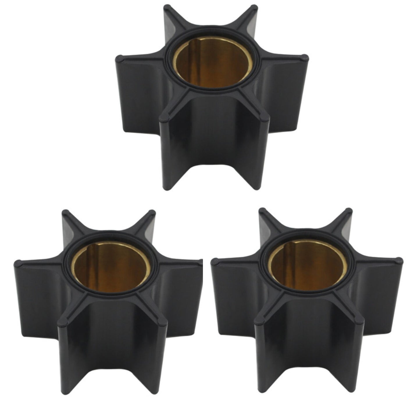 Set of 3 Water Pump Impellers for Mercury Outboard (75-150 HP)