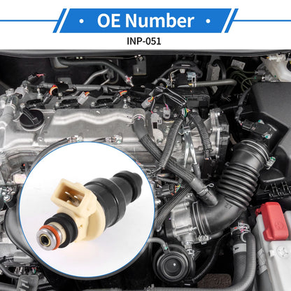 1 Pc Fuel Injector No.INP-051 for Dodge Colt GT 1.6L (1990)