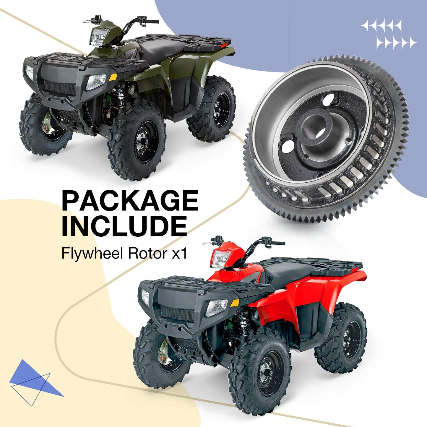 Flywheel for Polaris Ranger 500 Ranger Crew 500 EFI 4x4 (2006–2013)