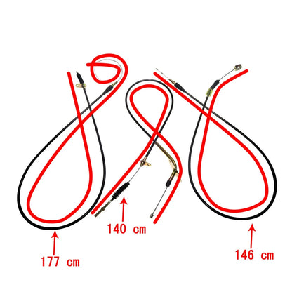 Brake Cable Set for Nissan Navara D21 (1986–1997)