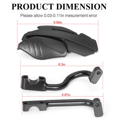 2 Hand Guards & Mount Brackets for Polaris Scrambler Sportsman 850 XP (2015–2023)