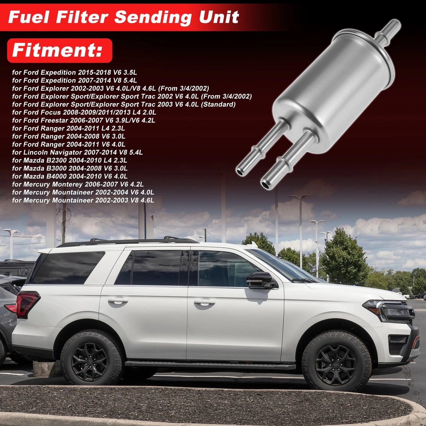 Chassis Pipeline Fuel Filter Assembly for Ford Expedition (2003–2006) 33424/G9343