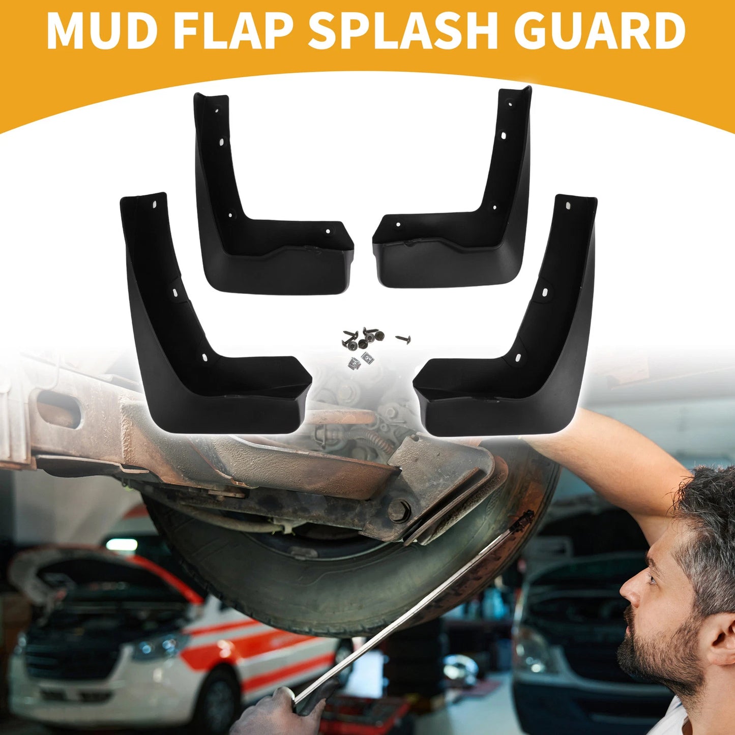 Set of 2 Front & Rear Mud Flaps for BMW X1 E84 F48 (2016–2022)