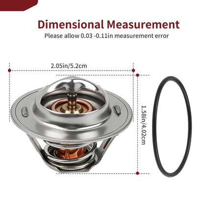 Thermostat and O-Ring for Kawasaki Ninja ZX6R (1995–2008)