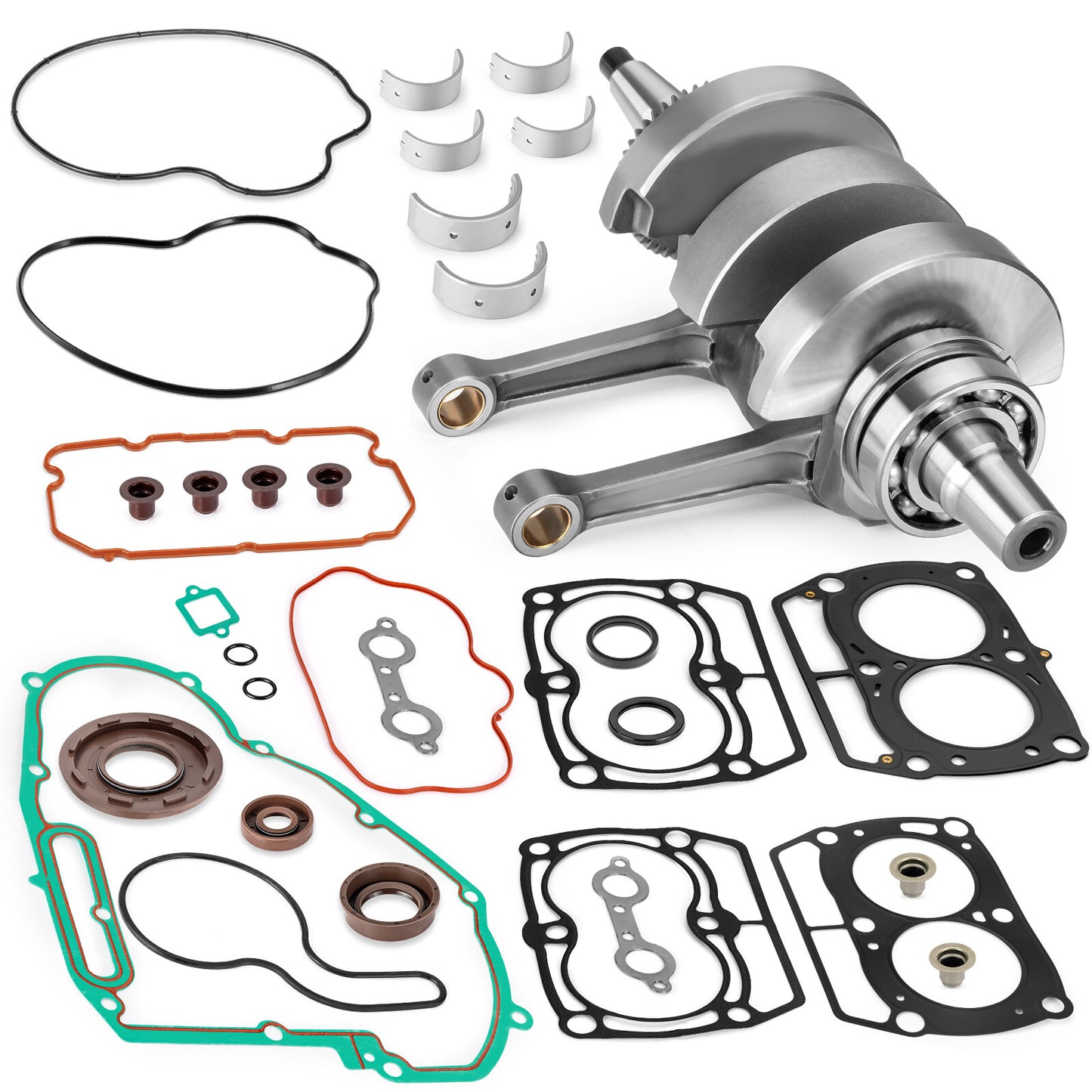 Crankshaft and Gasket Seal Rebuild Kit for Polaris RZR 800 (2008–2014)
