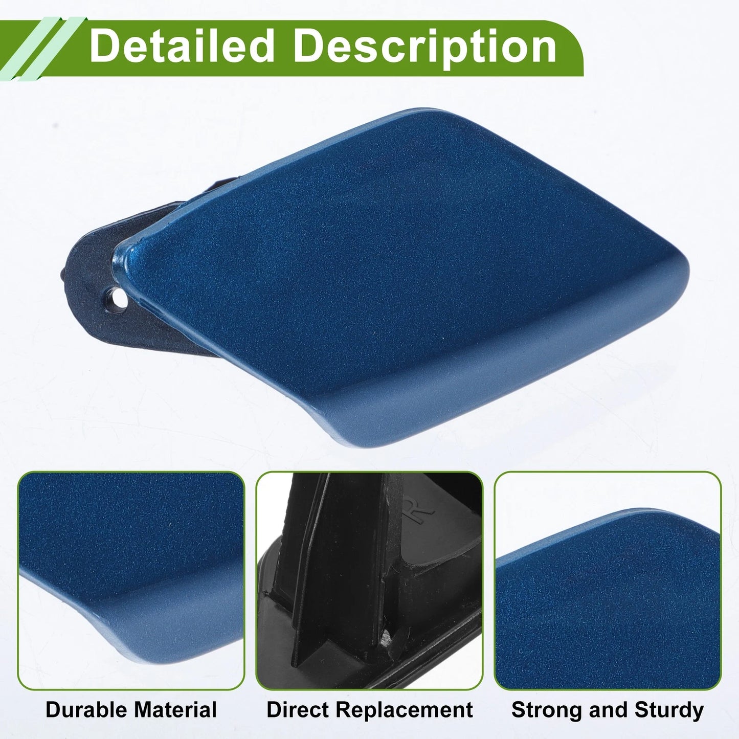 Front Right Washer Nozzle Cover Cap No. 51118060682 for BMW 428i (2014–2016) Blue