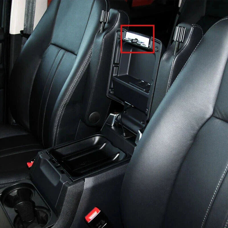 Front Center Armrest Lid Box Latch Lock Switch Trim for Land Rover LR3 LR4