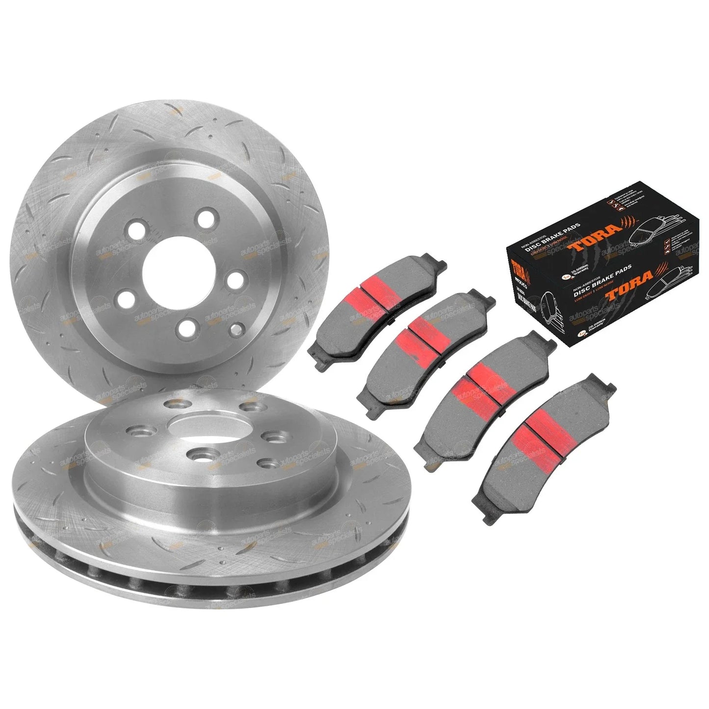 Rear Slotted Disc Rotor for Ford Fairlane Fairmont BF (2005 - 2008)