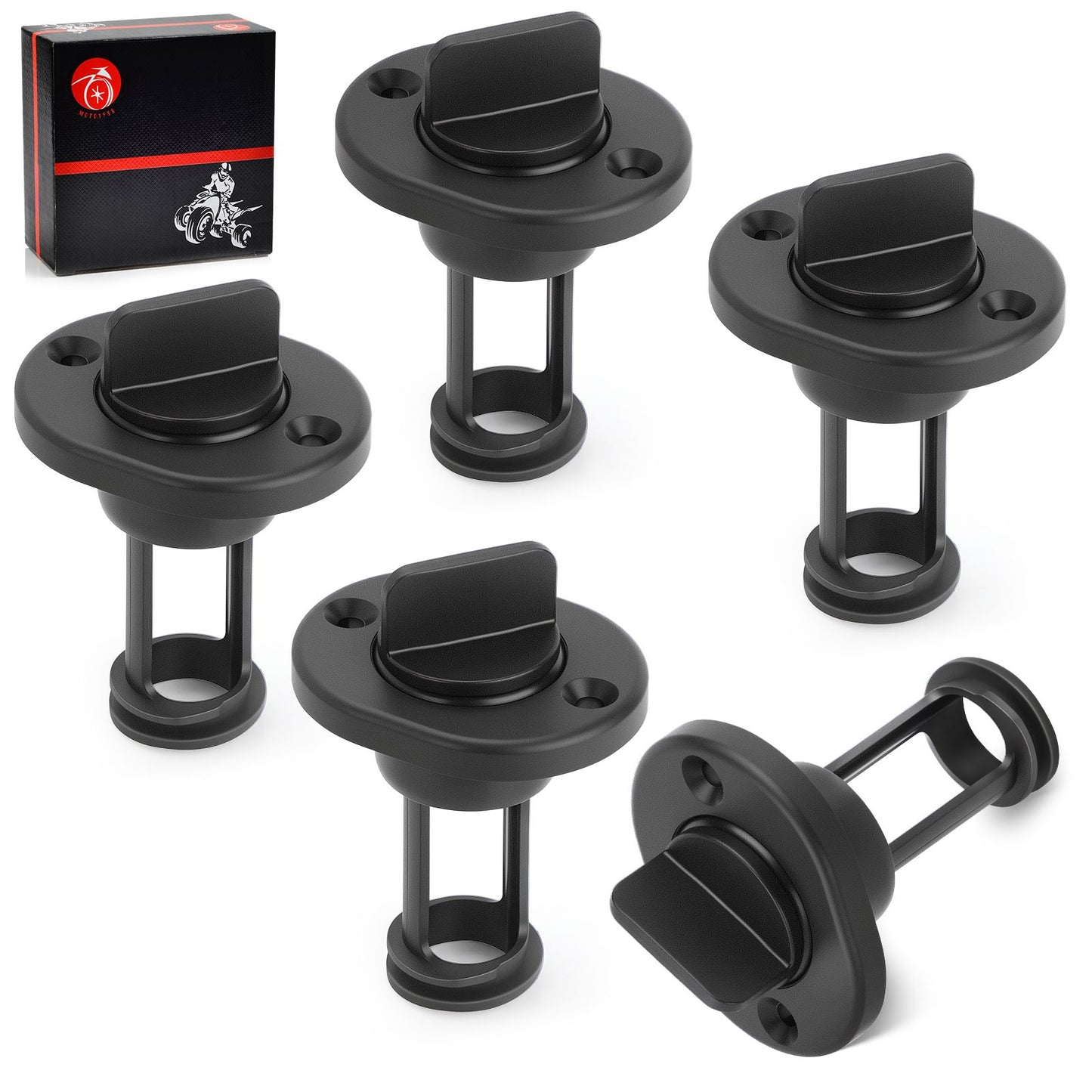 Set of 5 Drain Plug Assembly for Yamaha XAT1800 212SS 212X (2012–2013)