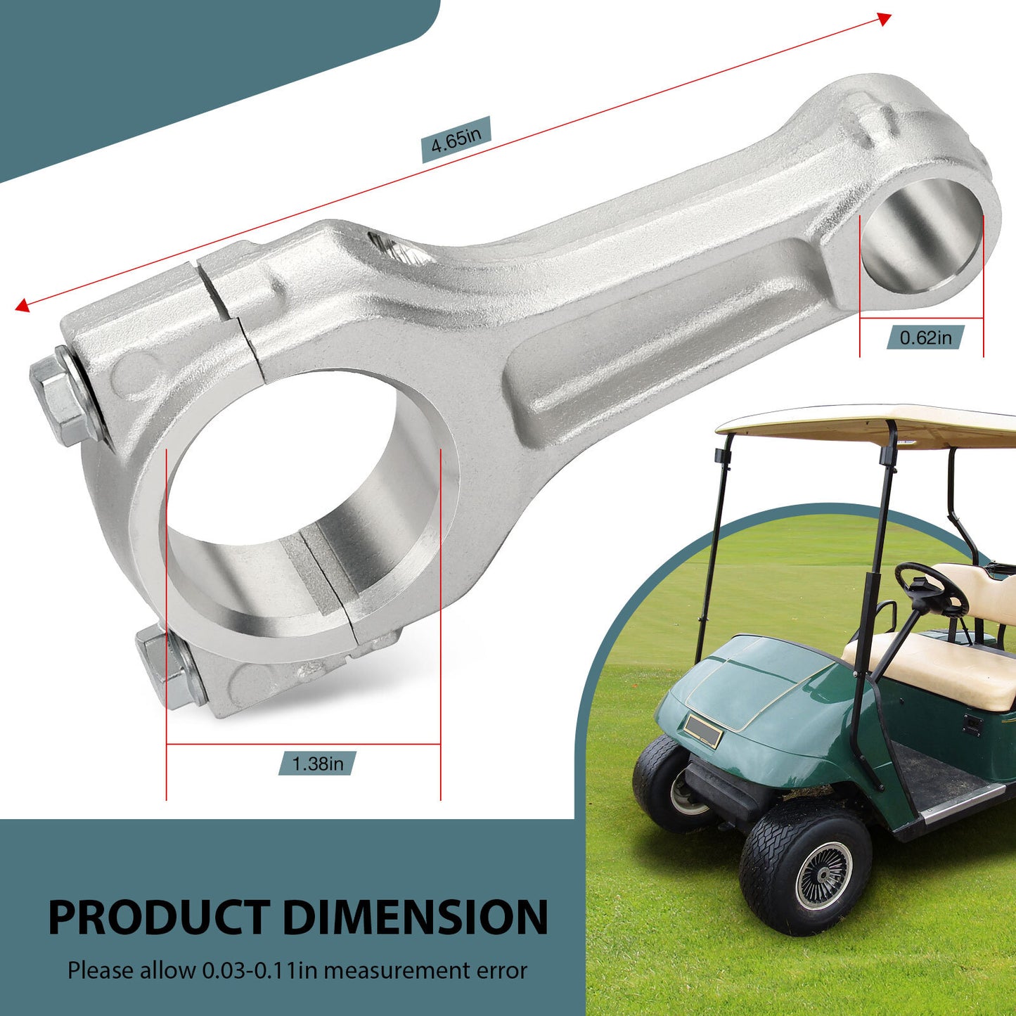 Forged Connecting Rod for EZGO 4-Cycle Golf Cart (1990–2023)