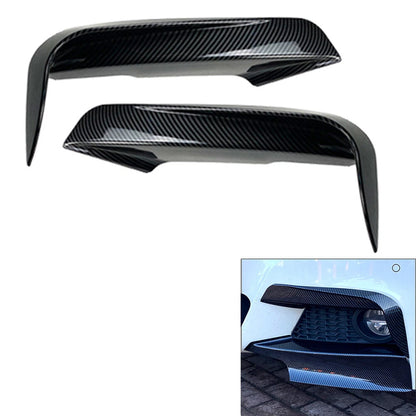 Front Bumper Fangs Trim Air Vent Lid Cover Carbon for BMW 3-Series F30 F31 (2012–2018)