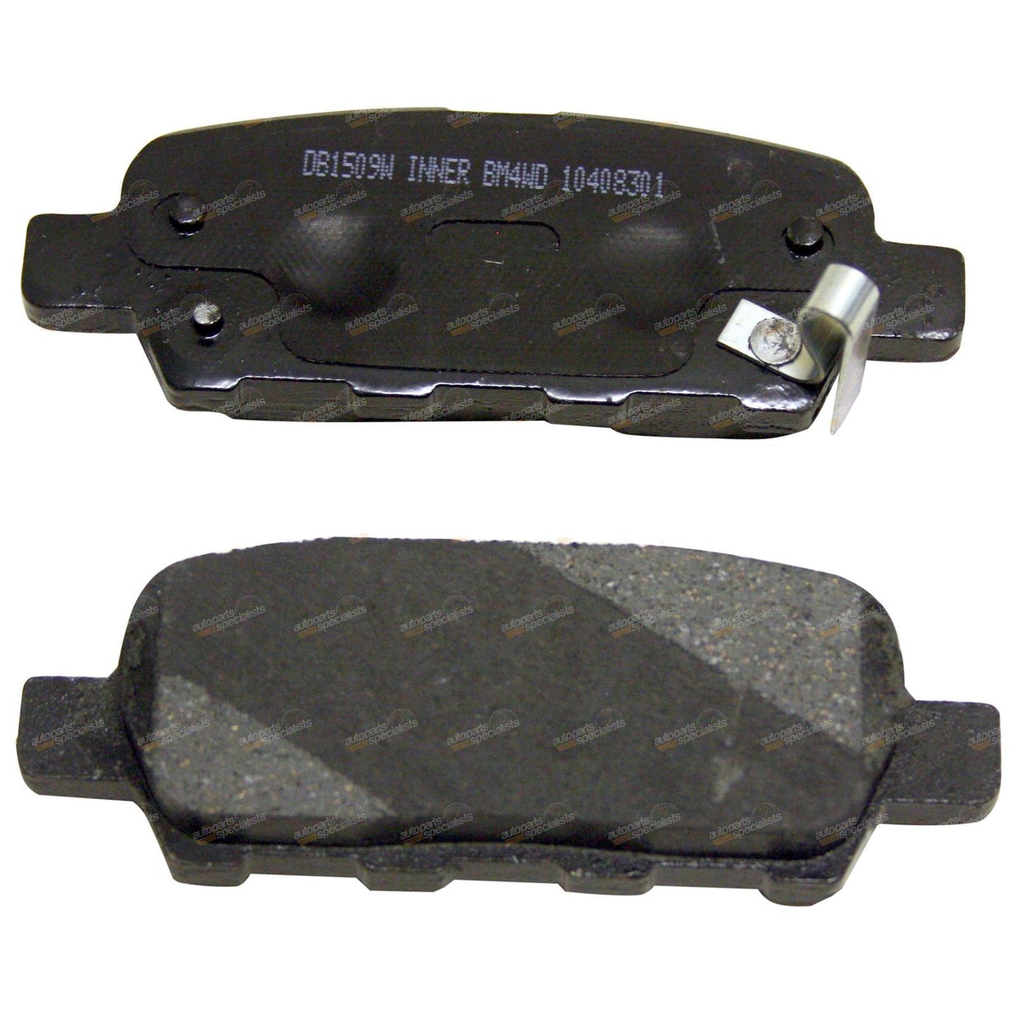 Set of 4 Rear Disc Brake Pads for Nissan 350Z Z33 (2002–2009)