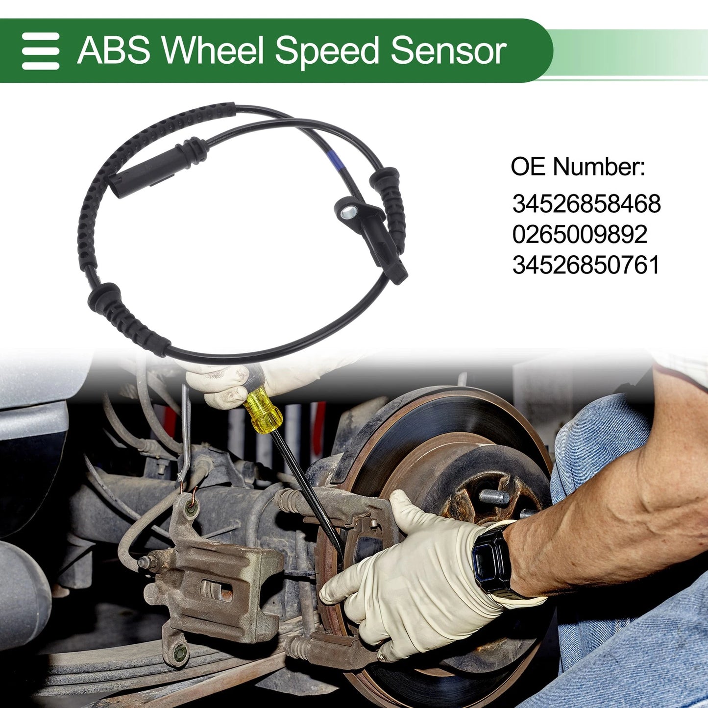 ABS Wheel Speed Sensor No. 34526858468 for BMW Mini Cooper F56 (2013–2018)