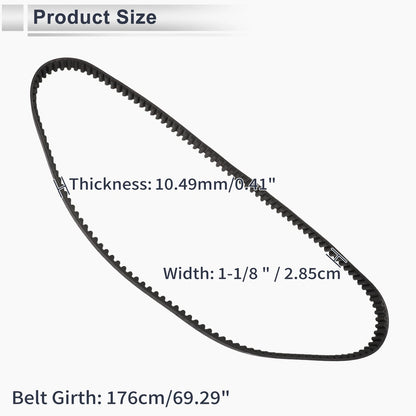 Drive Belt V-Belt 40570-04/58-415 for Harley-Davidson 883 XL (2004–2006)