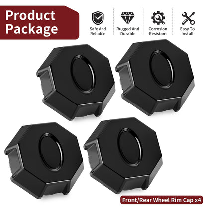 Set of 4 Wheel Rim Caps for Polaris Ranger XP 900 / Crew 900 / Crew XP 900