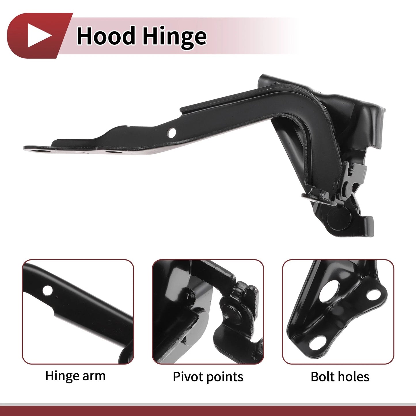 Hood Hinge for Toyota RAV4 (2009–2013) Left Side