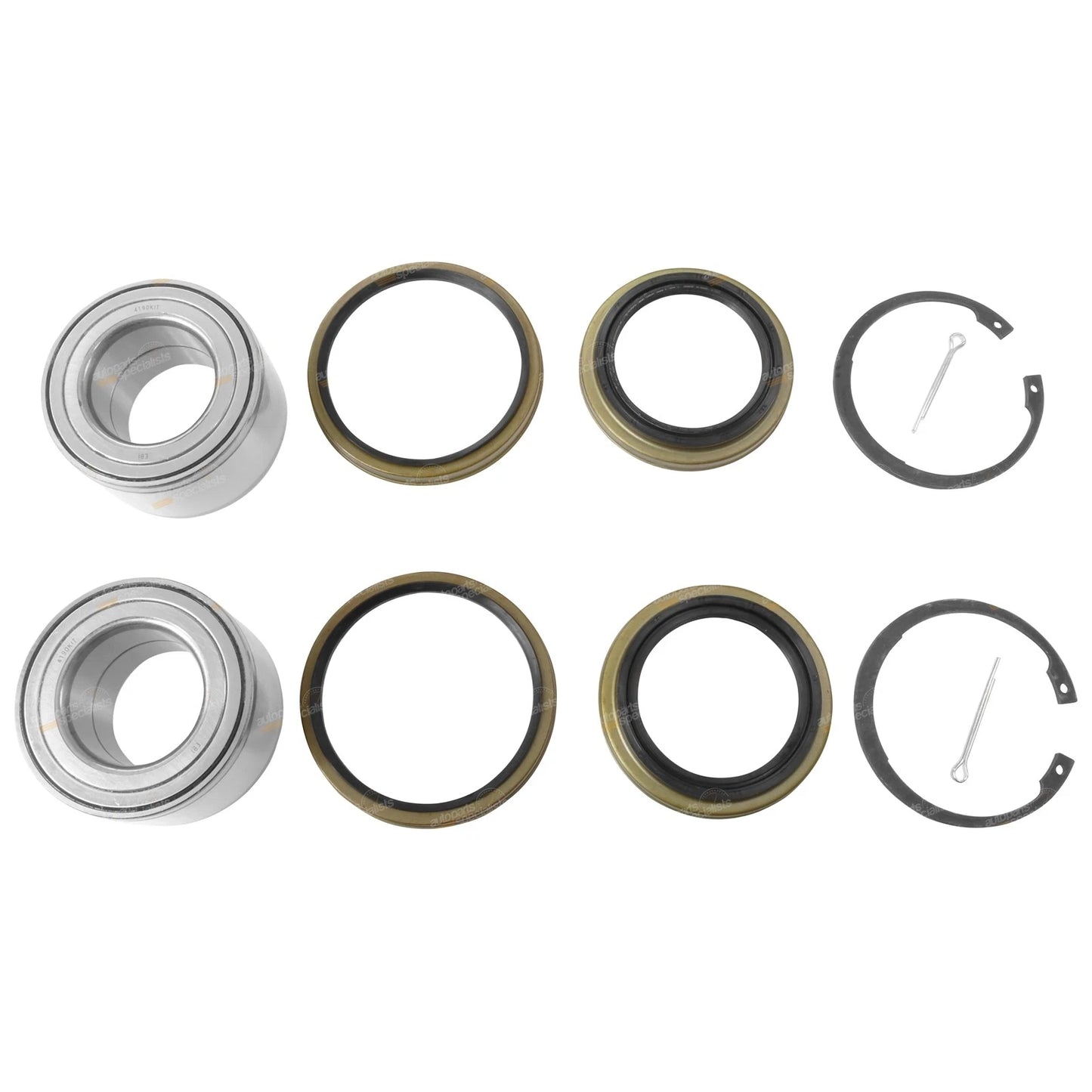 2 Front Wheel Bearing Kits for Toyota Prado 90 95 Series (1996–2002)
