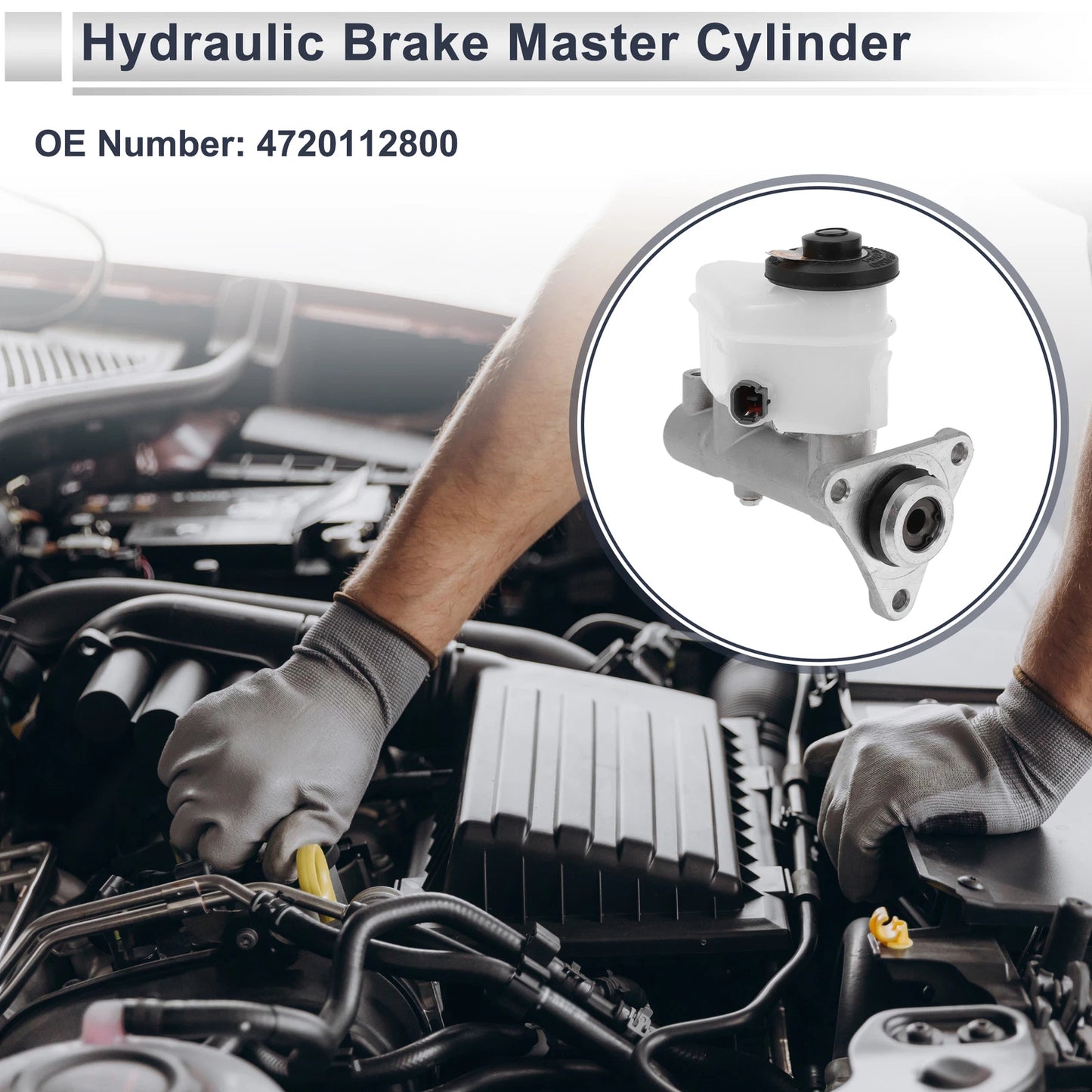 Brake Master Cylinder with Reservoir No. 4720112800 for Toyota Corolla (1992–2002)