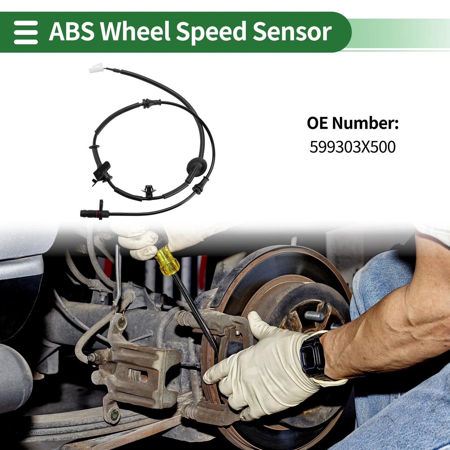 ABS Wheel Speed Sensor No. 599303X500 for Hyundai Elantra (2013–2014)