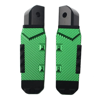Rear Passenger Footrests Foot Pegs Pedal Pads for Yamaha YZF R1 R6 R1M R1S (2015–2023) Green