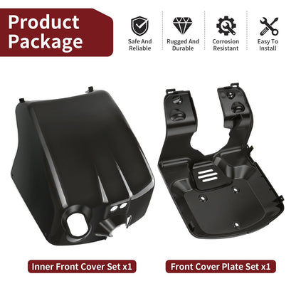 Fender & Inner Front Cover Set for Honda Ruckus 50 (2003–2024) Black