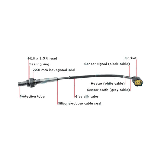 OXYGEN OXY O2 SENSOR for NISSAN SKYLINE R33 PULSAR N14 N15