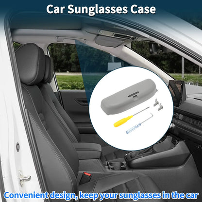 Sunglasses Case for Mercedes-Benz C Class Eyeglasses Holder Storage Box Grey