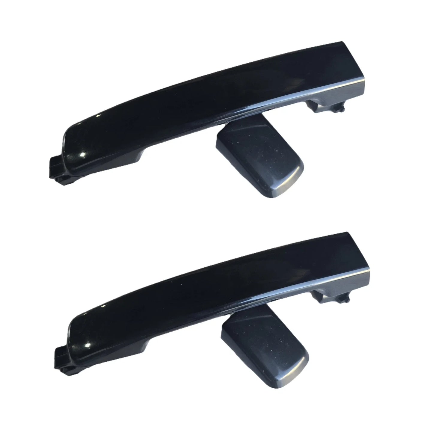 2 x Rear LH+RH Black Outer Door Handle for Nissan Dualis J10, Navara D40 (2007–2015)