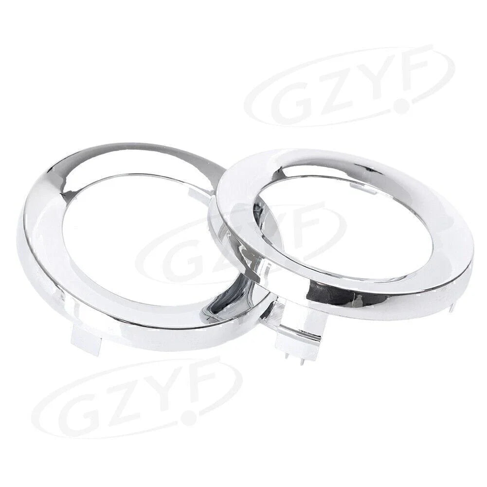 Front Fog Light Lamp Cover Trim Ring for Subaru Forester (2009-2013) Chrome