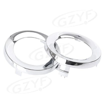 Front Fog Light Lamp Cover Trim Ring for Subaru Forester (2009-2013) Chrome