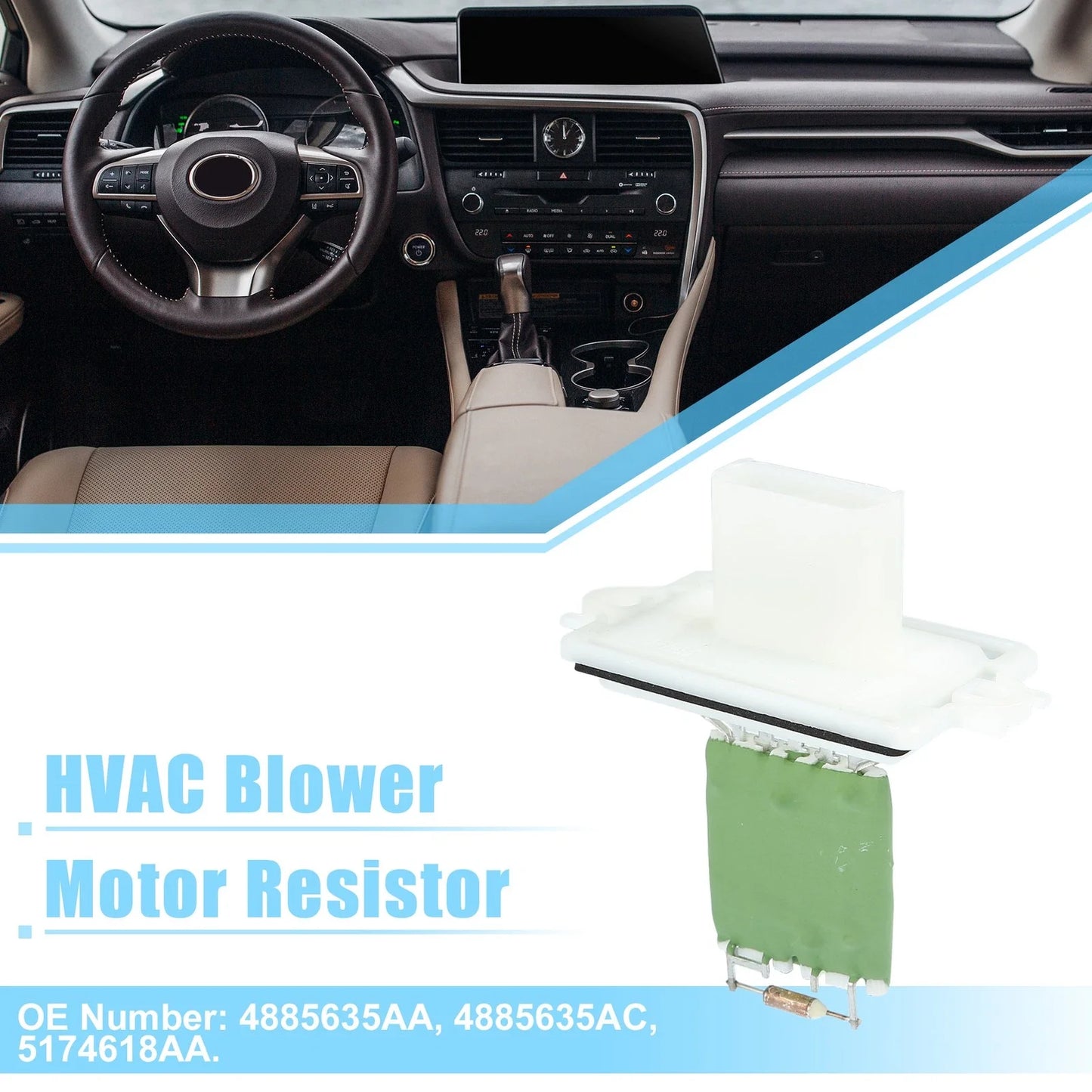 HVAC Blower Motor Resistor for Dodge Durango (2003-2009)