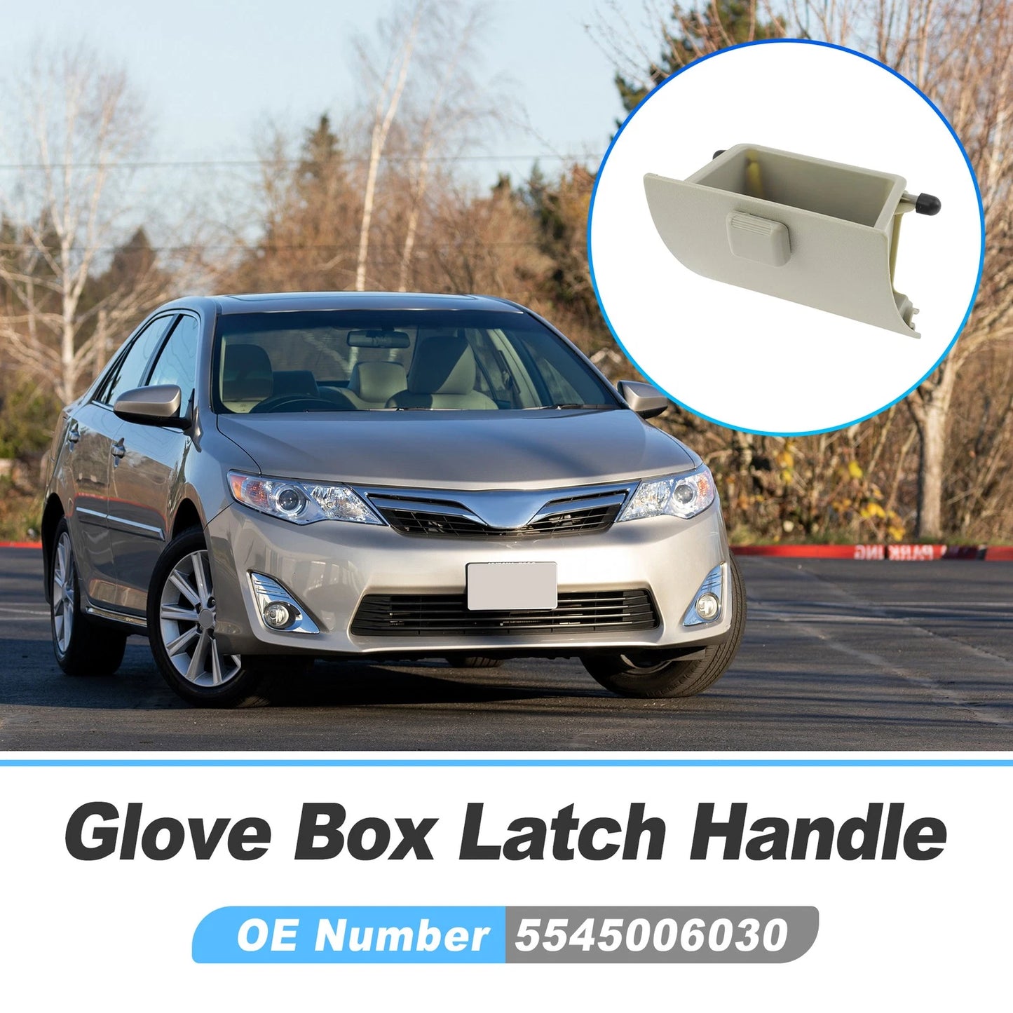 Glove Box Holder for Toyota Camry (2012–2015) 5545006030 Beige Plastic