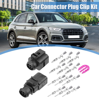 Set of 2 6-Pin Connectors for VW Golf Jetta (No. 1J0973713, 3B0973813)
