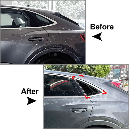 Rear Window Louvers Cover for Audi Q3 F3 Sportback (2019-2024)
