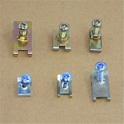 100 x Mixed Metal U Clips for Fender Body Door Panel Trim Fasteners - AU Ship