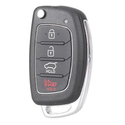 Remote Control Key Shell Case Cover 1 x 4 Buttons for Hyundai Santa Fe (2013-2014)