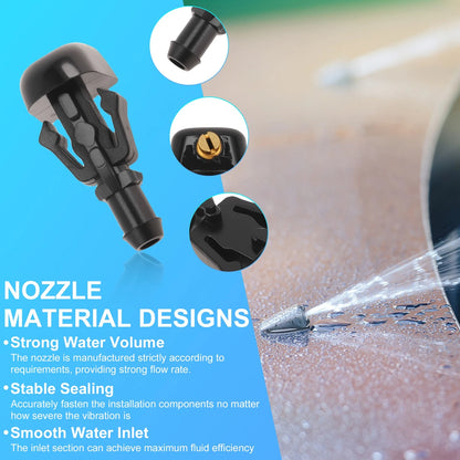 Windshield Washer Nozzle Kit for Ford F150 (2004–2013) 3W7Z17603AA